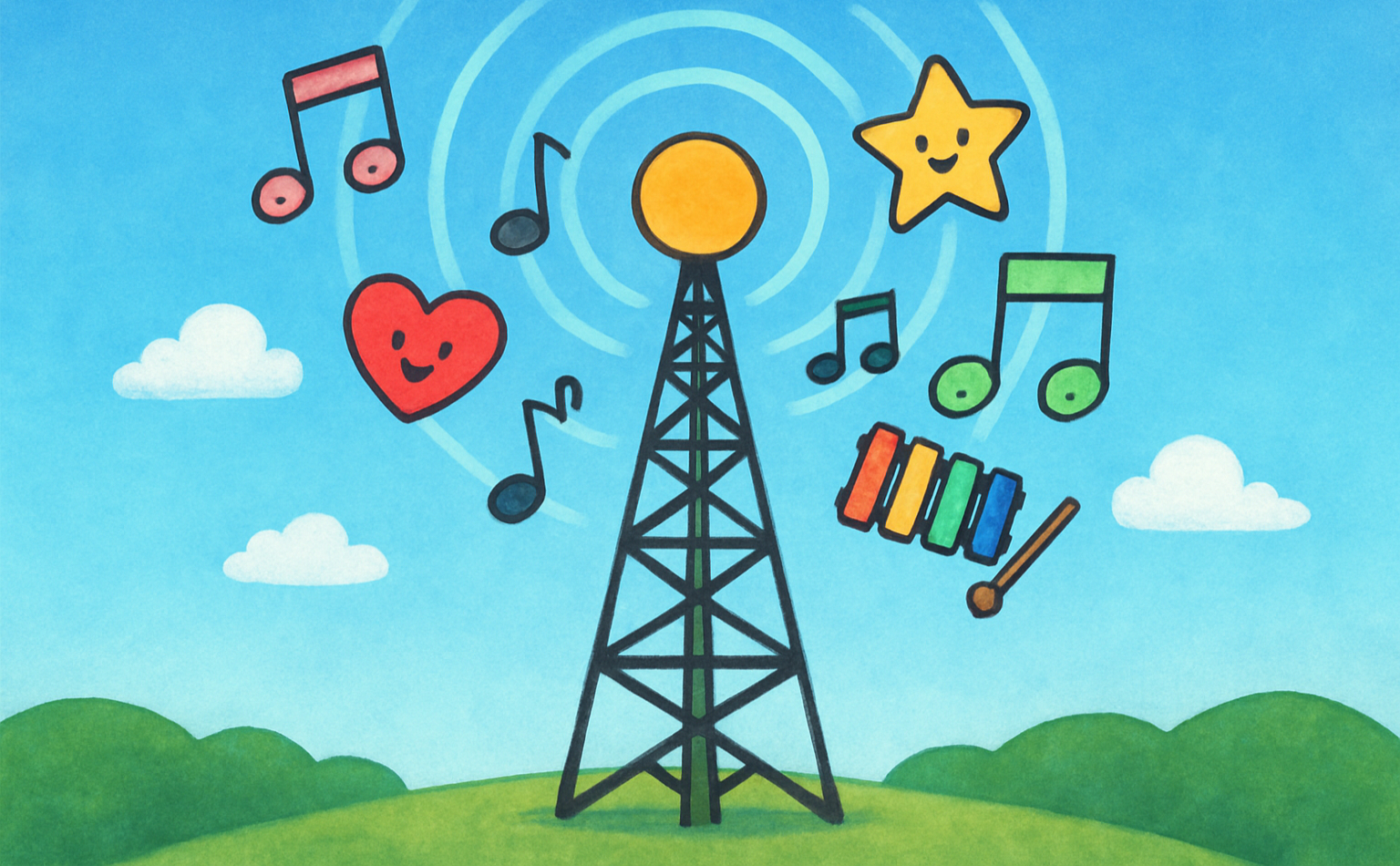Fröhlich und Bunt Webradio Header